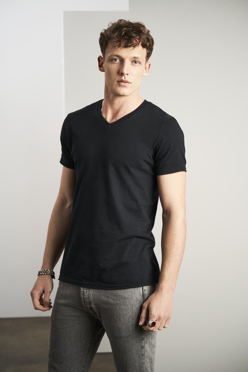 FELNŐTT FASHION BASIC V-NYAKÚ PÓLÓ