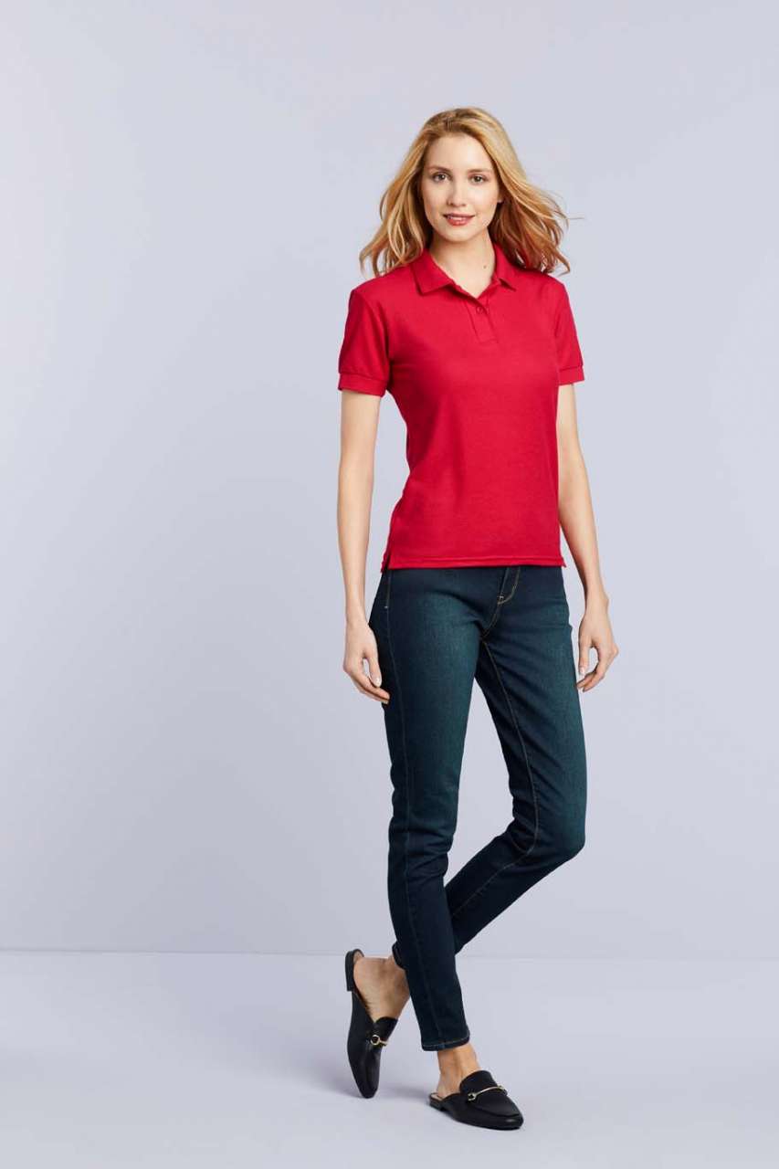 DRYBLEND® LADIES' DOUBLE PIQUÉ POLO