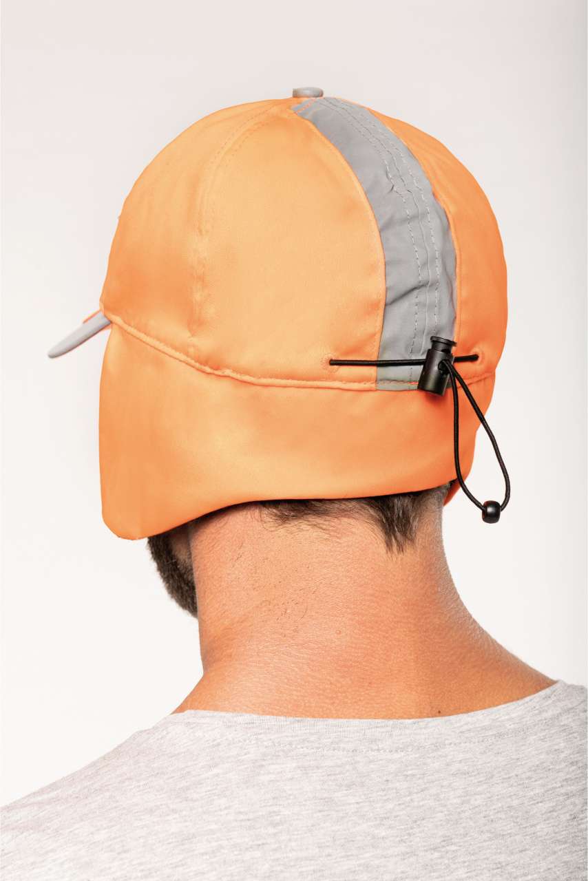 FLUORESCENT WINTER CAP - 6 PANELS