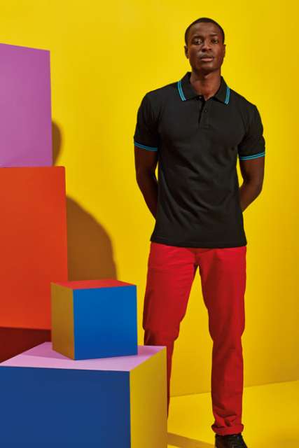 FÉRFI CLASSIC FIT TIPPED POLO