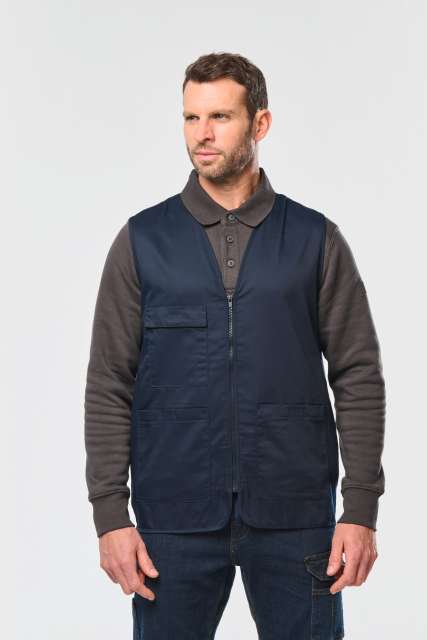 WK608 UNISZEX TÖBBZSEBES POLYCOTTON MELLÉNY