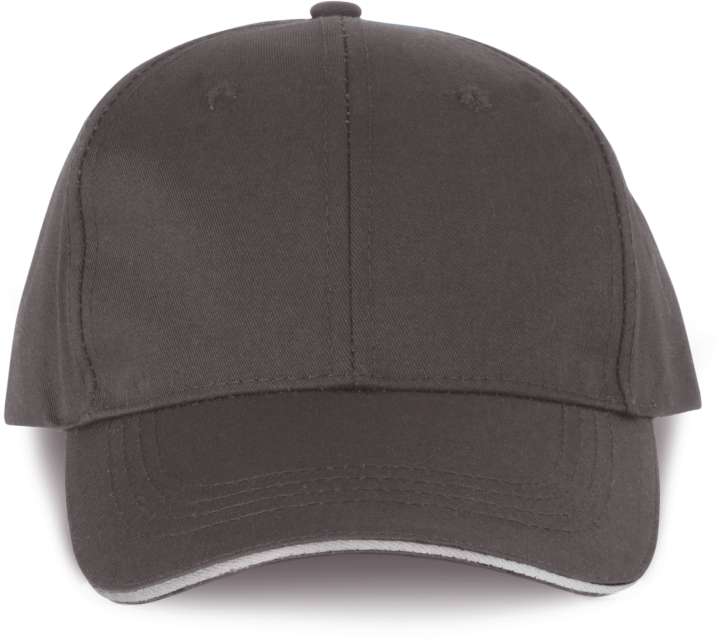 OEKOTEX CERTIFIED 6 PANELS CAP WITH SANDWICH PEAK