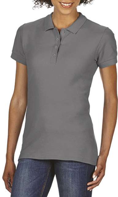 SOFTSTYLE® LADIES' DOUBLE PIQUÉ POLO. NEW MODEL COMING SOON