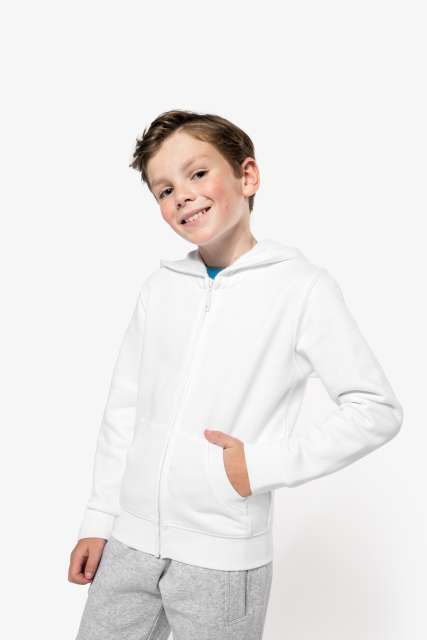 KA455 KIDS FULL ZIP HOODED SWEATSHIRT