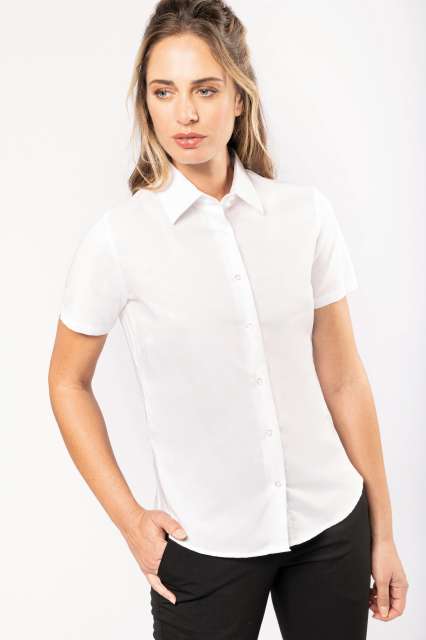 KA536 LADIES' SHORT-SLEEVED OXFORD SHIRT