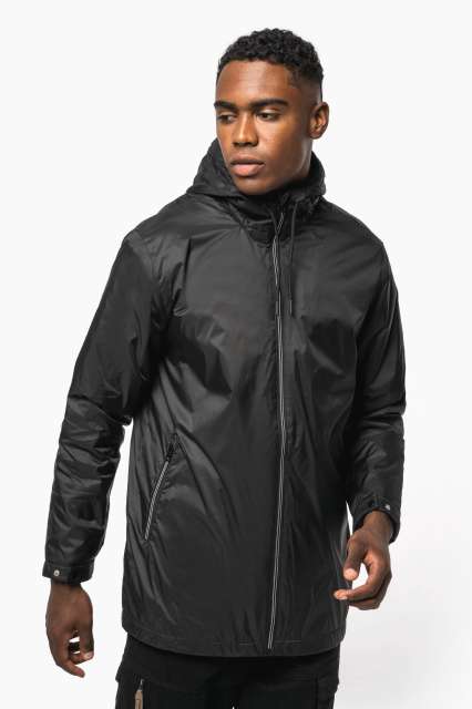 KA6153 UNISEX HOODED JACKET WITH MICRO-POLARFLEECE LINING