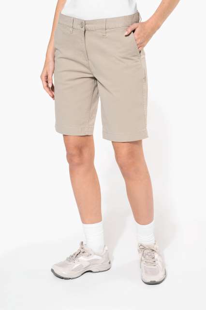 KA751 LADIES' CHINO BERMUDA SHORTS
