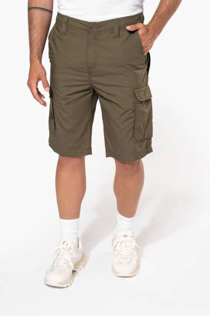 KA755 MEN'S LIGHTWEIGHT MULTIPOCKET BERMUDA SHORTS