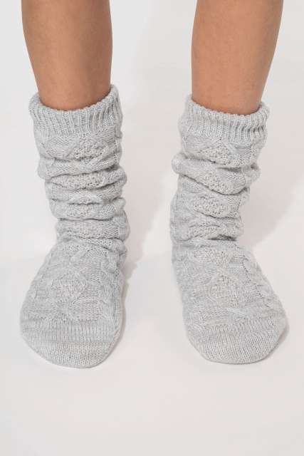 KA815 SHERPA-LINED LOUNGE SOCKS