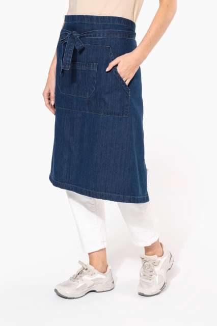 KA887 COTTON LONG APRON