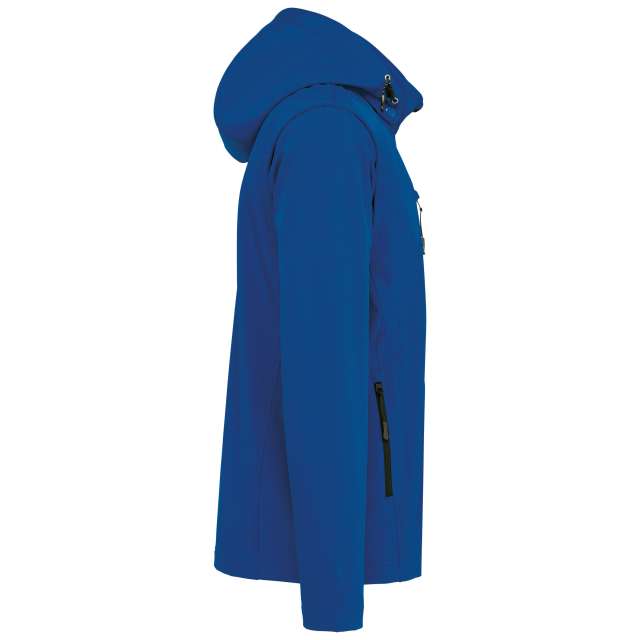 UNISZEX 3 RÉTEGŰ SOFTSHELL KAPUCNIS KABÁT LEVEHETŐ UJJAKKAL