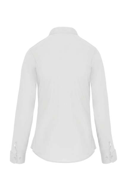 LADIES' LONG-SLEEVED MANDARIN COLLAR SHIRT