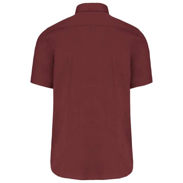 SHORT-SLEEVED COTTON/ELASTANE SHIRT