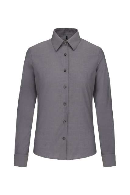 LADIES' LONG-SLEEVED OXFORD SHIRT