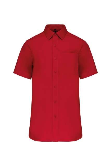 MEN'S SHORT-SLEEVED COTTON POPLIN SHIRT
