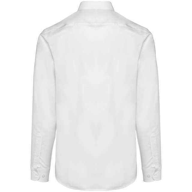 MEN LONG-SLEEVED EASY CARE SHIRT WITHOUT POCKET