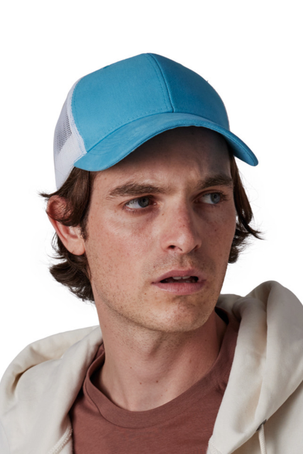 KP158 6 PANELES HÁLÓS SAPKA