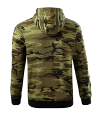 Camo Zipper Felső férfi