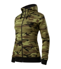 C20 Camo Zipper Felső női