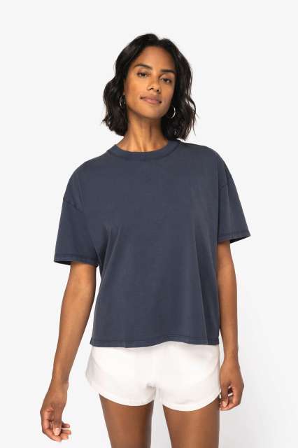 ns327 NŐI OVERSIZED MOSOTT HATÁSÚ PÓLÓ