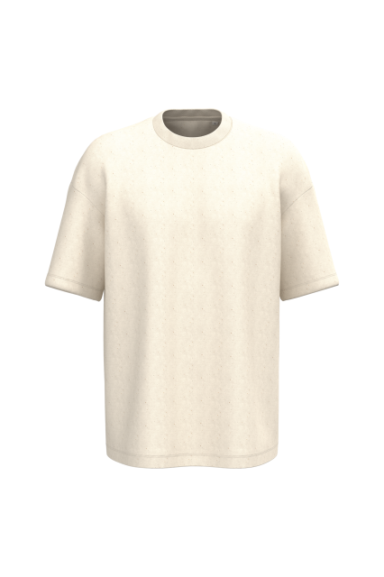 UNISZEX KÖRNYEZETBARÁT OVERSIZED FRENCH TERRY PÓLÓ