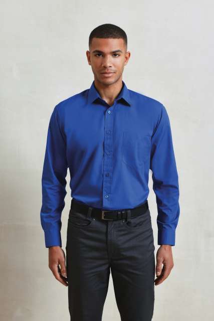 pr200 MEN'S LONG SLEEVE POPLIN SHIRT