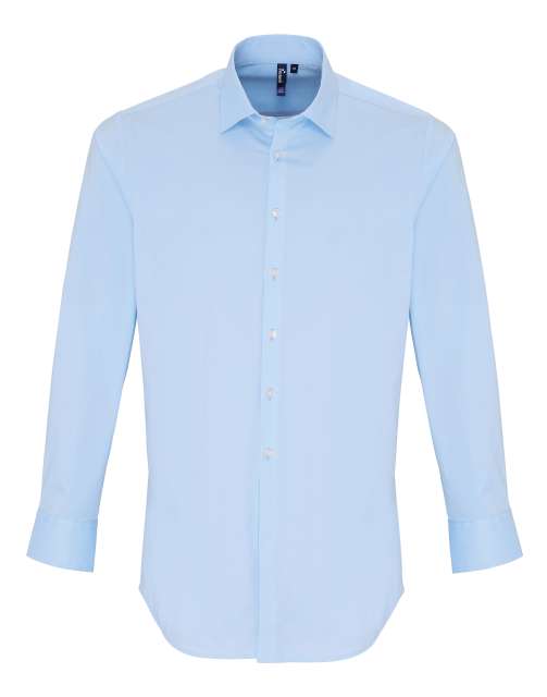 MEN'S STRETCH-FIT COTTON POPLIN LONG SLEEVE SHIRT