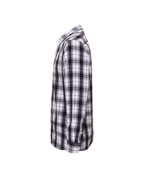 'GINMILL' CHECK - MEN'S LONG SLEEVE COTTON SHIRT