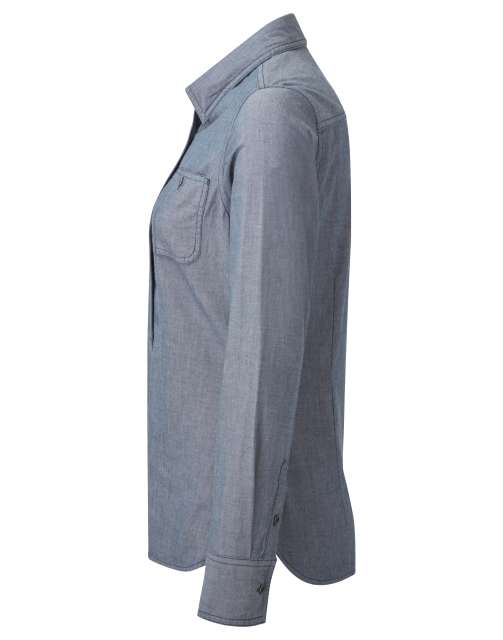 WOMEN'S ORGANIC CHAMBRAY FAIRTRADE SHIRT
