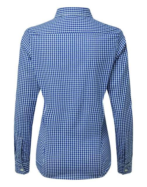'MAXTON' CHECK WOMEN'S LONG SLEEVE SHIRT