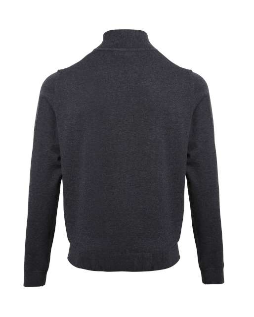 MEN'S QUARTER-ZIP KNITTED SWEATER