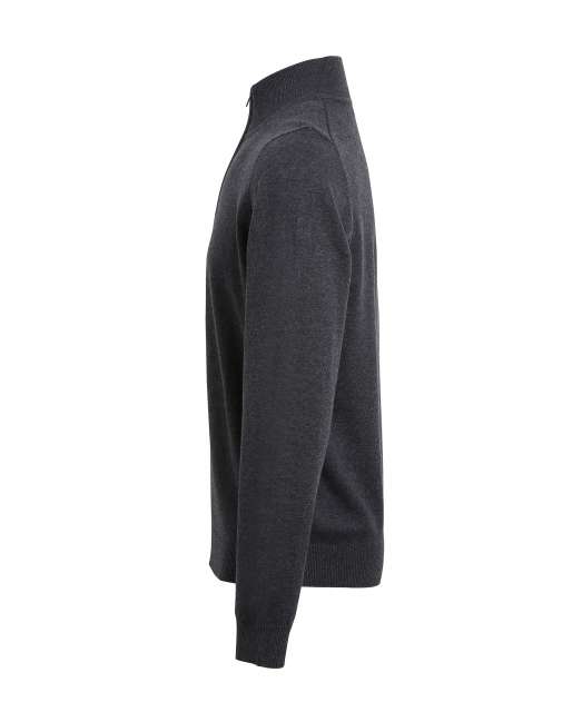 MEN'S QUARTER-ZIP KNITTED SWEATER