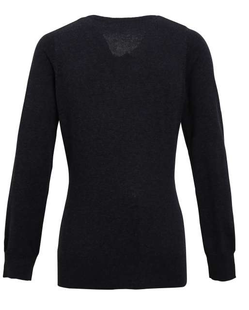 WOMEN'S KNITTED V-NECK SWEATER