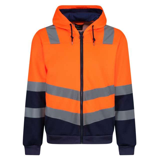 retrf625 PRO HI-VIS FULL ZIP HOODIE