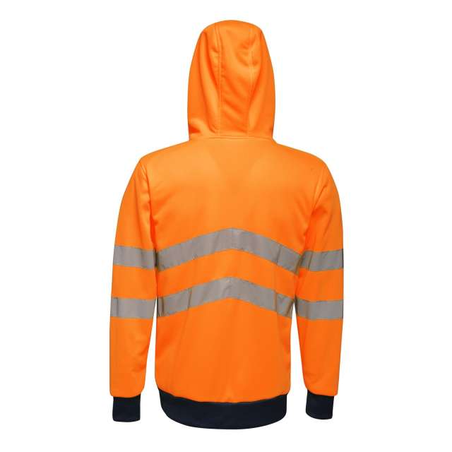 HI-VIS VÉGIG CIPZÁRAS KAPUCNIS DZSEKI