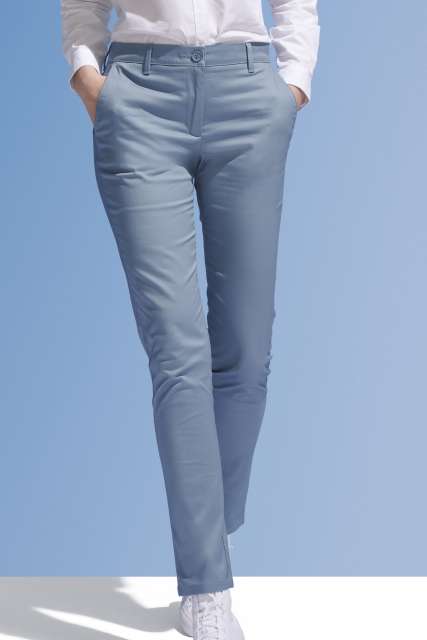 SOL'S JARED WOMEN - SATIN STRETCH TROUSERS