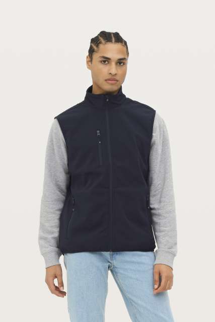 SO03825 SOL'S FALCON BW MEN - SOFTSHELL BODYWARMER