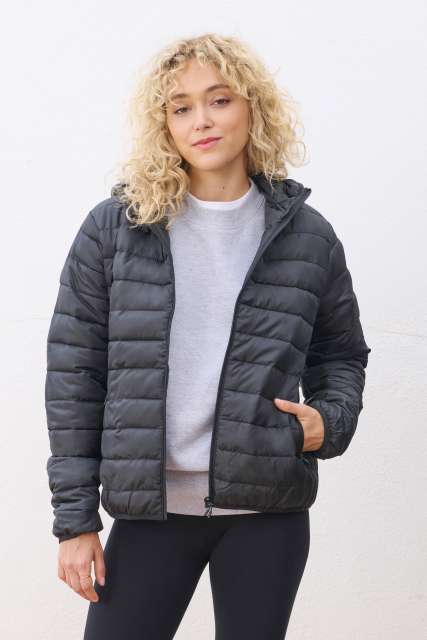 SO04445 SOL'S STREAM HOODED WOMEN - LIGHTWEIGHT KAPUCNIS BÉLELT KABÁT