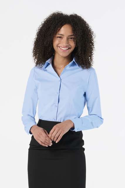 SO17015 SOL'S EDEN - LONG SLEEVE STRETCH WOMEN'S SHIRT