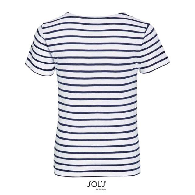 SOL'S MILES KIDS' - ROUND NECK STRIPED T-SHIRT