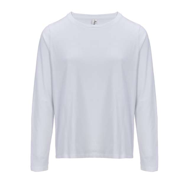 SOL'S MONARCH NŐI - HOSSZÚ UJJÚ PÓLÓ KEREK NYAKKAL