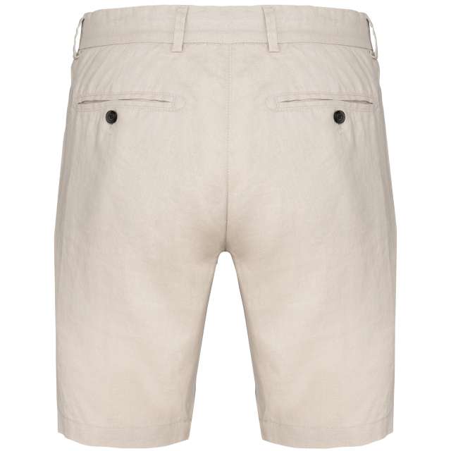 MEN'S LINEN BERMUDA
