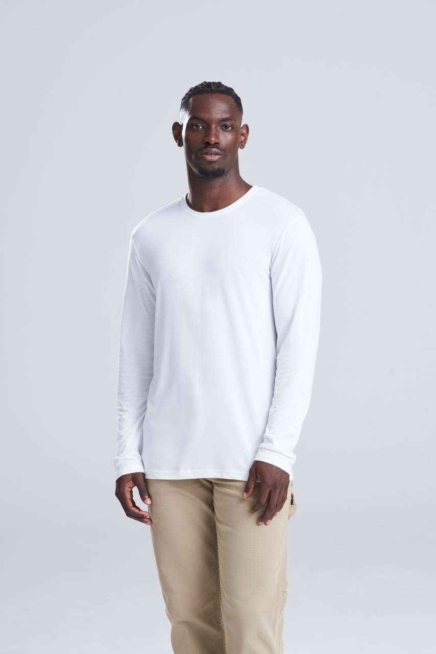 jt002 HOSSZÚ UJJÚ TRI-BLEND PÓLÓ