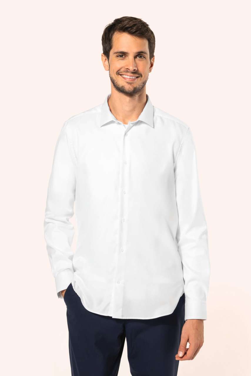 pk502 MEN'S PINPOINT OXFORD LONG-SLEEVED SHIRT