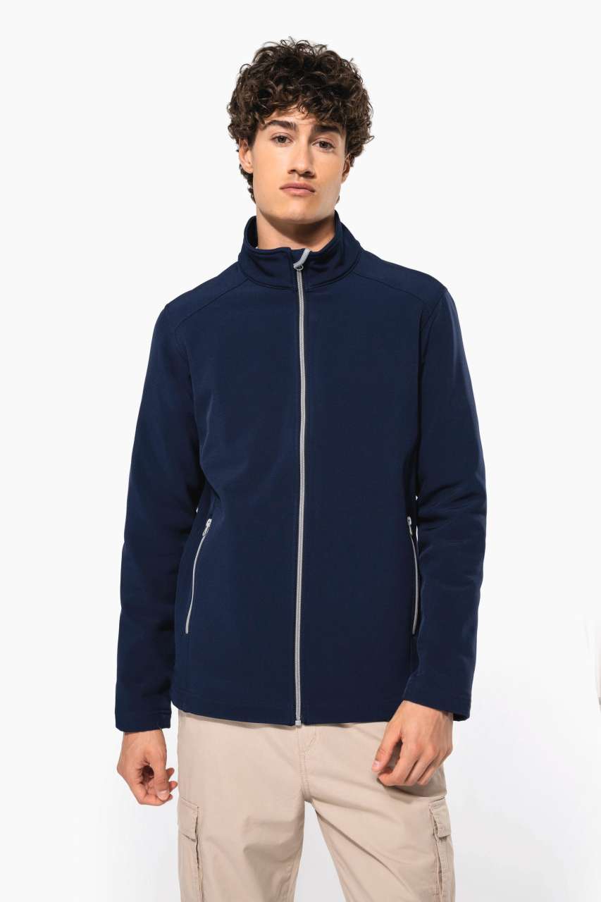ka424 FÉRFI 2 RÉTEGŰ SOFTSHELL KABÁT