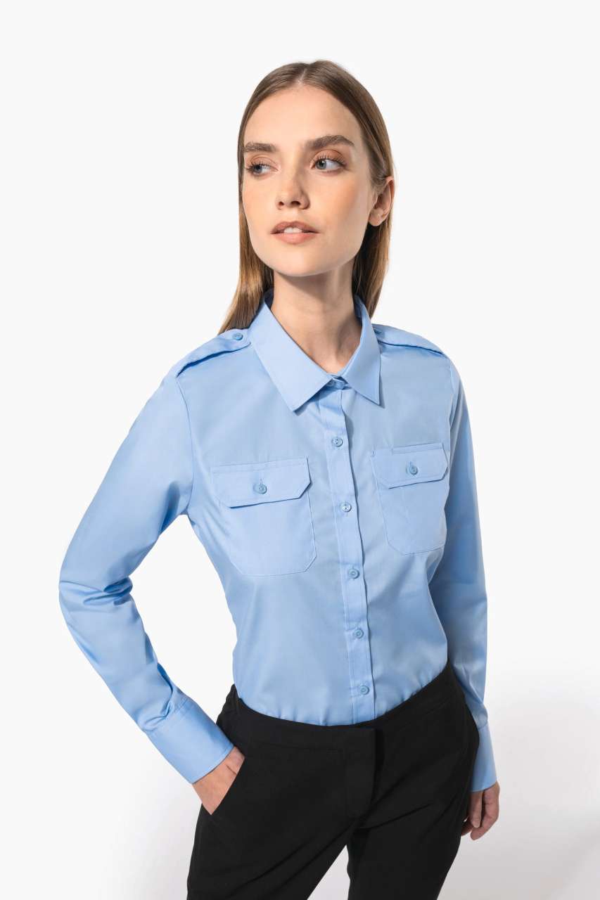 ka506 LADIES’ LONG-SLEEVED PILOT SHIRT