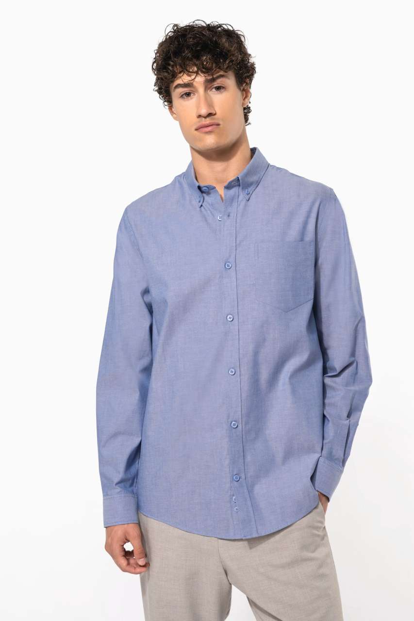 ka533 MEN'S LONG-SLEEVED OXFORD SHIRT