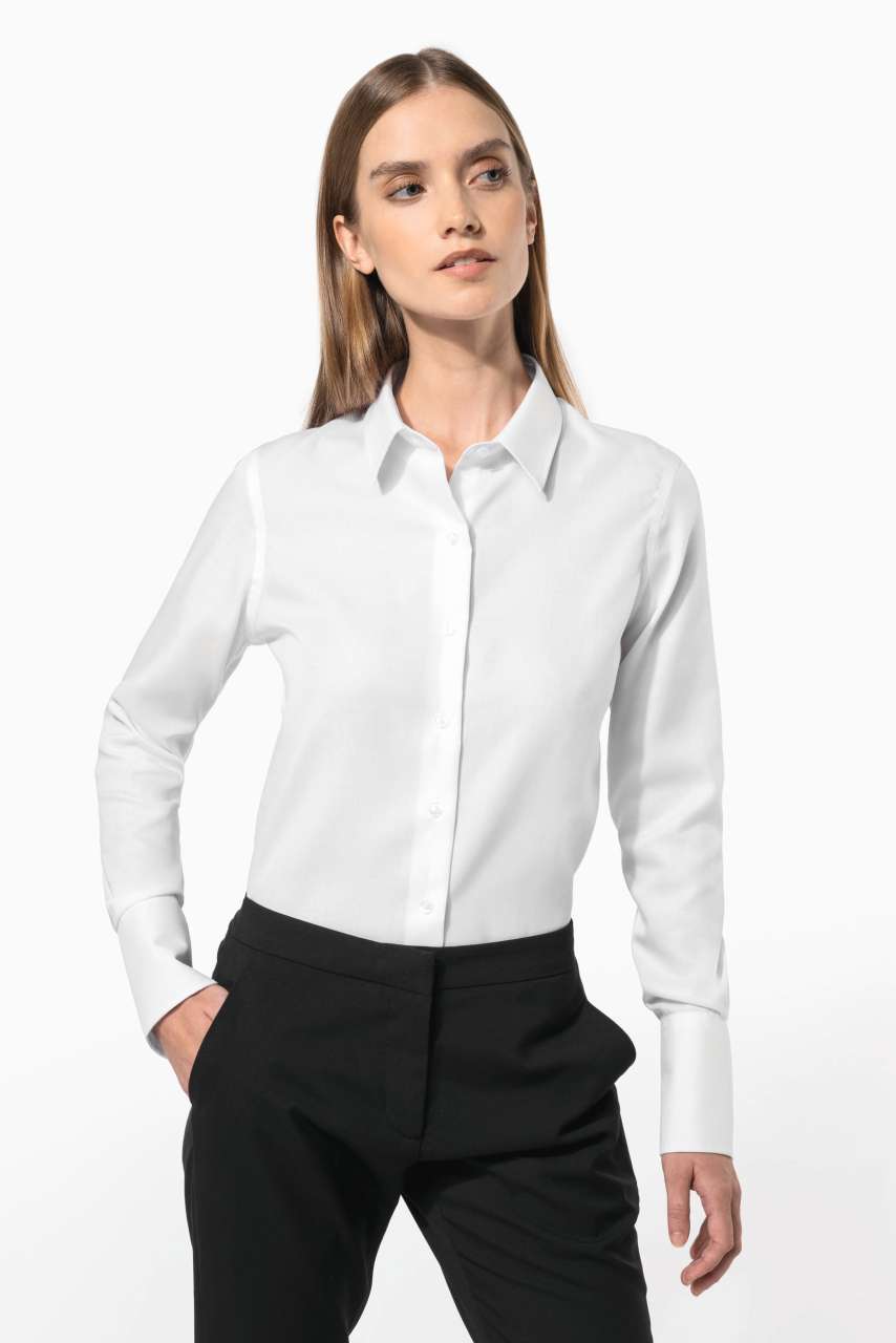 ka538 LADIES' LONG-SLEEVED NON-IRON SHIRT