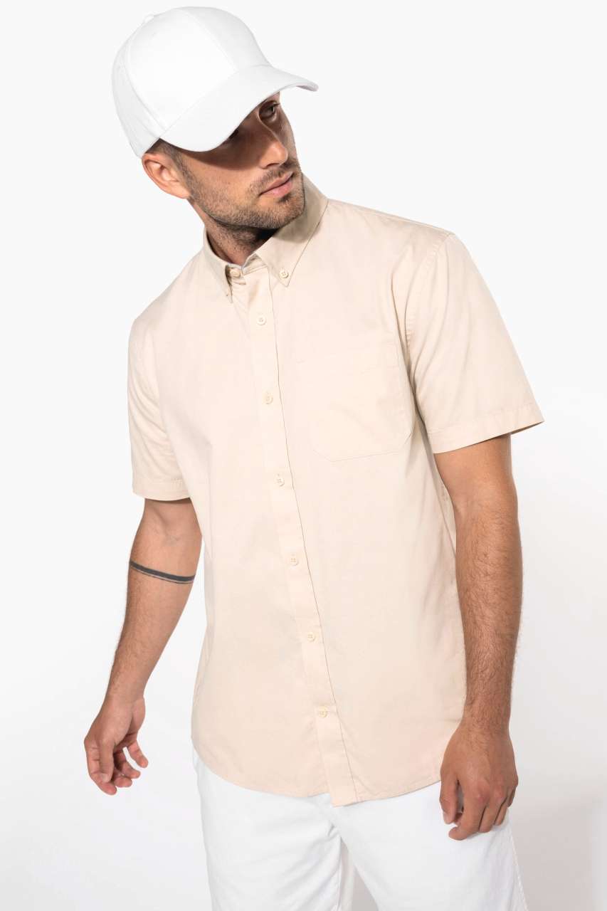 ka587 MEN'S ARIANA III SHORT-SLEEVE COTTON SHIRT