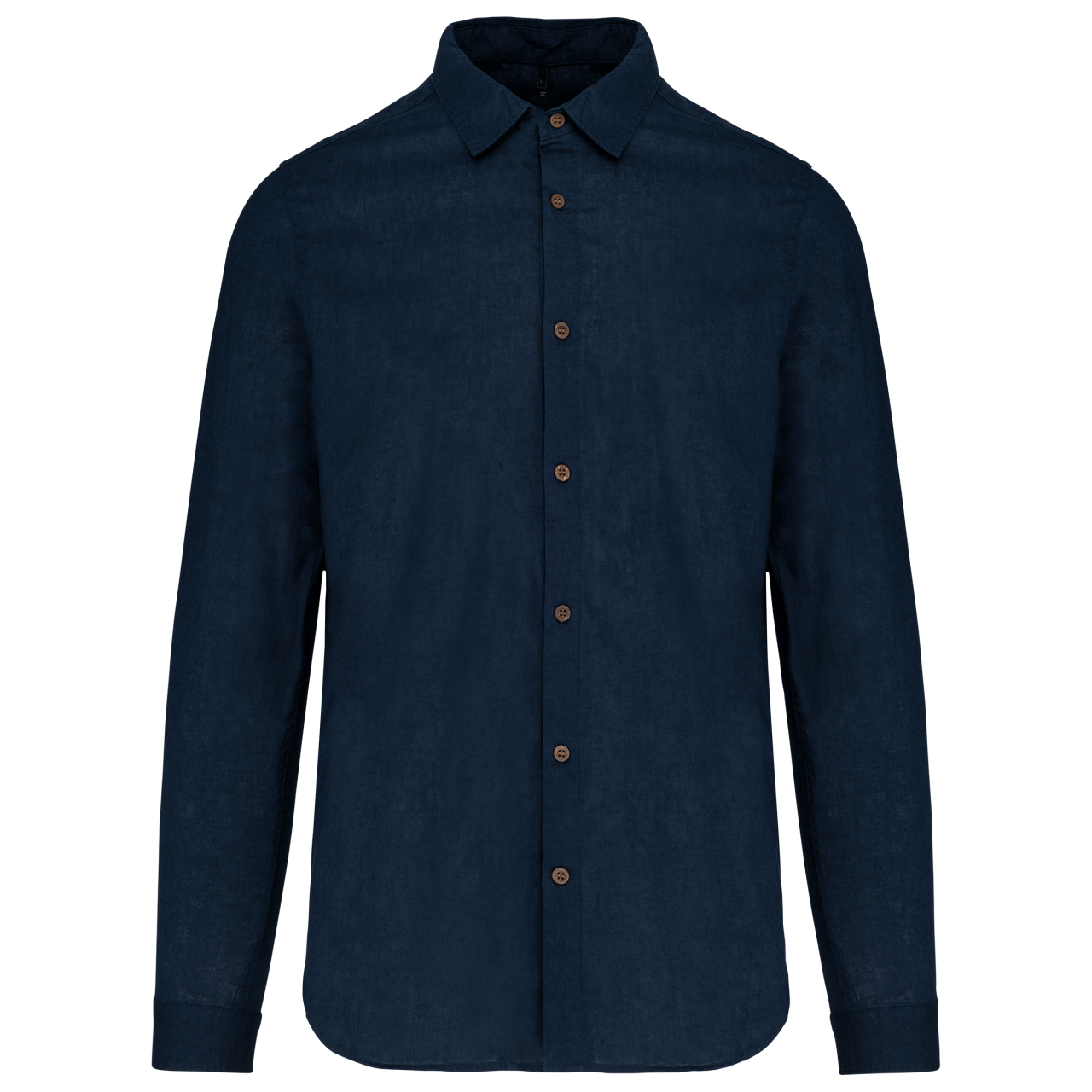 ka588 MEN'S LONG SLEEVE LINEN AND COTTON SHIRT